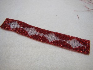 Bracelet almost finished Bracelet almost finished - copyright Helen White 2011
