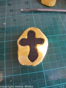 Amazing Mold Putty cross mould - copyright Helen White Amazing Mold Putty cross mould - copyright Helen White
