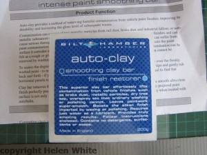 Auto-clay - copyright Helen White