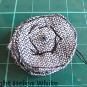 Denim buffing wheel - copyright Helen White