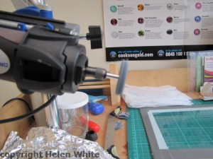 Dremel in action - copyright Helen White
