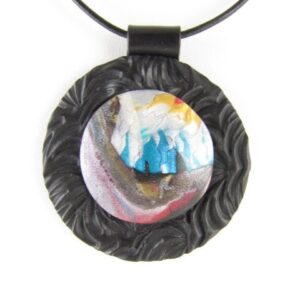 Landscape Pendant- Cave and Sea - copyright Helen White