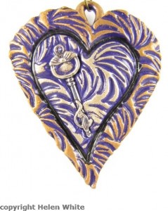 Cat Lovers' Pendant - purple - copyright Helen White Cat Lovers' Pendant - purple - copyright Helen White