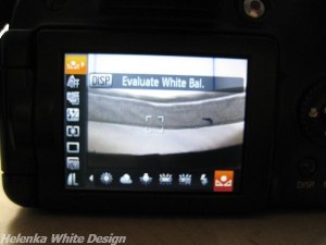 White Balancing - copyright Helen White
