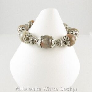 Autumn Jasper bracelet on cone