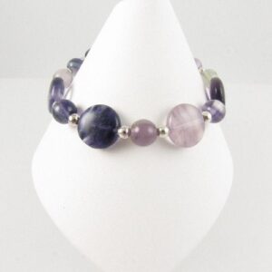 Fluorite bracelet on cone
