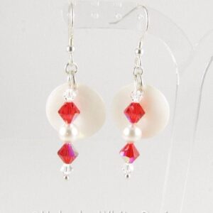 Mother-of-Pearl disc earrings 9 Mother-of-Pearl light siam earrings 1