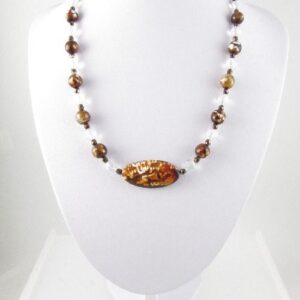 Mystic Agate necklace 11 Mystic Agate necklace on bust