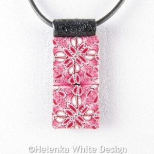 Rectangle Kaleidoscope pendant - detail