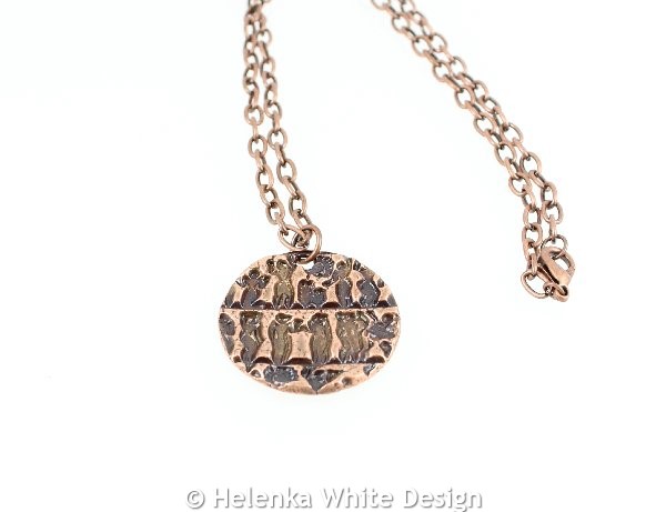 People copper pendant