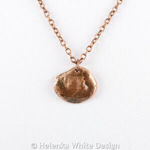 Shell copper pendant 2