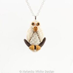 snow owl pendant