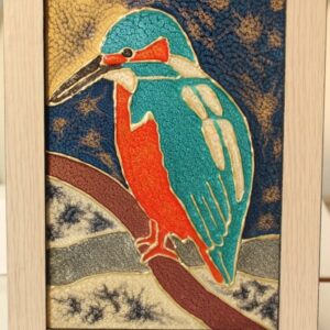 Bird glass painting