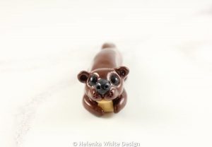 Polymer clay animal sculptures: part 2 15 Small otter sculpture