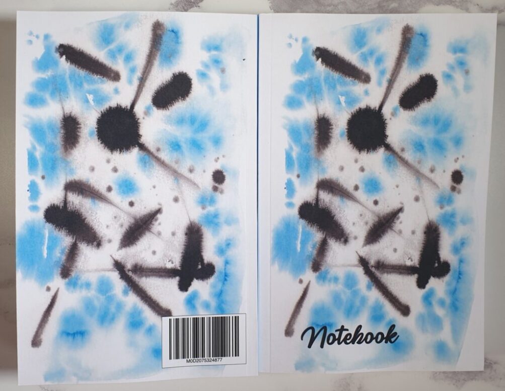Notebook: Abstract Art themed journal, 204 pages, Ideal for Women, Men and Abstract Art Lovers.