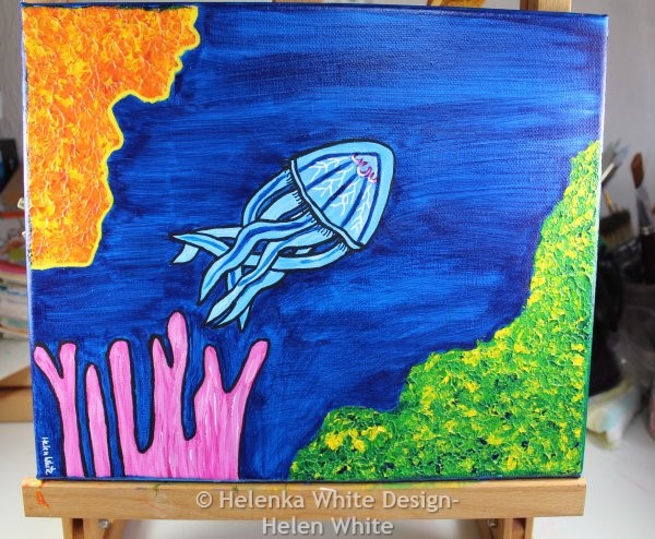jellyfish painting