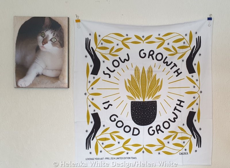 Leverage Your Art teatowel